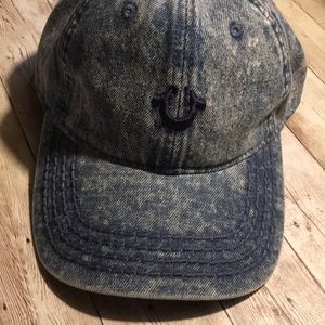 True Religion hat. Distressed hat. One size